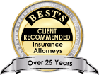 Best's Client Recommended Insurance Attorneys | Over 25 Years